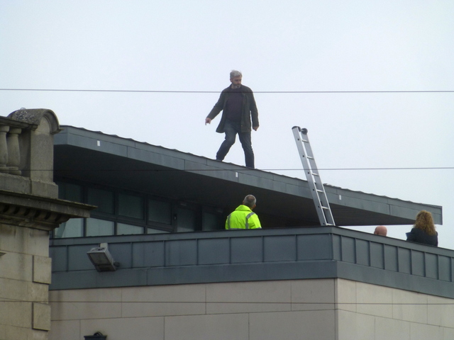Roof inspection focused on tracing leak paths and water intrusion points.